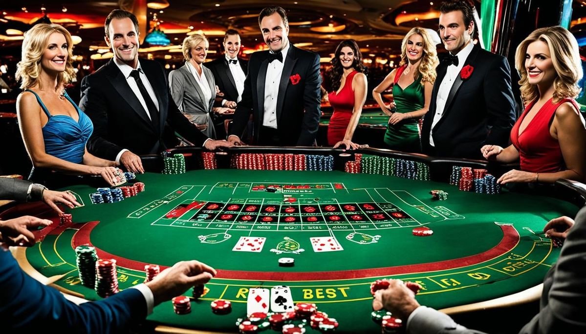 Live dealer studio setup for Lightning Dice on slot888 resmi with three dice in clear container